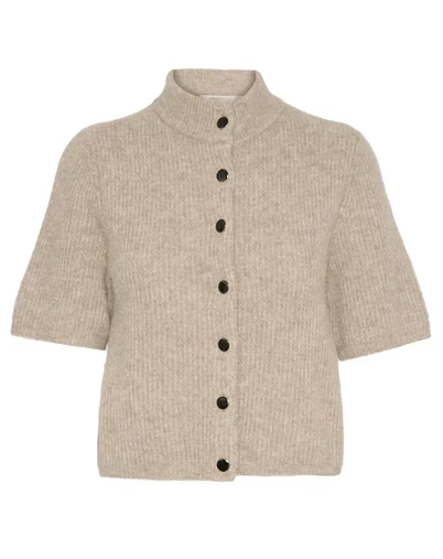Gestuz - Alpha GZ Short Cardigan - Warm Sand